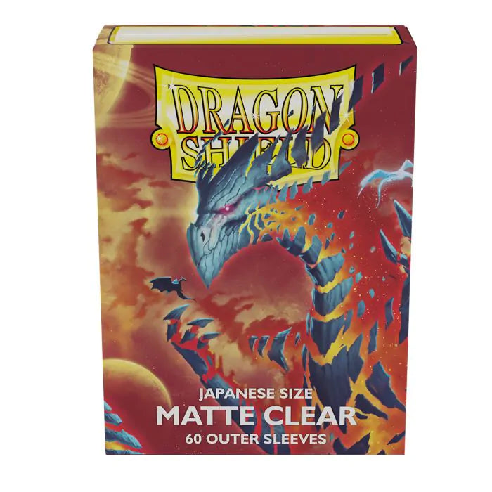 Dragon Shield- Outer Sleeves Clear Matte Japanese
