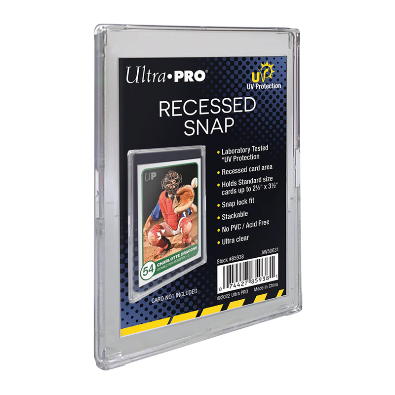UV Recessed Snap Card Holder