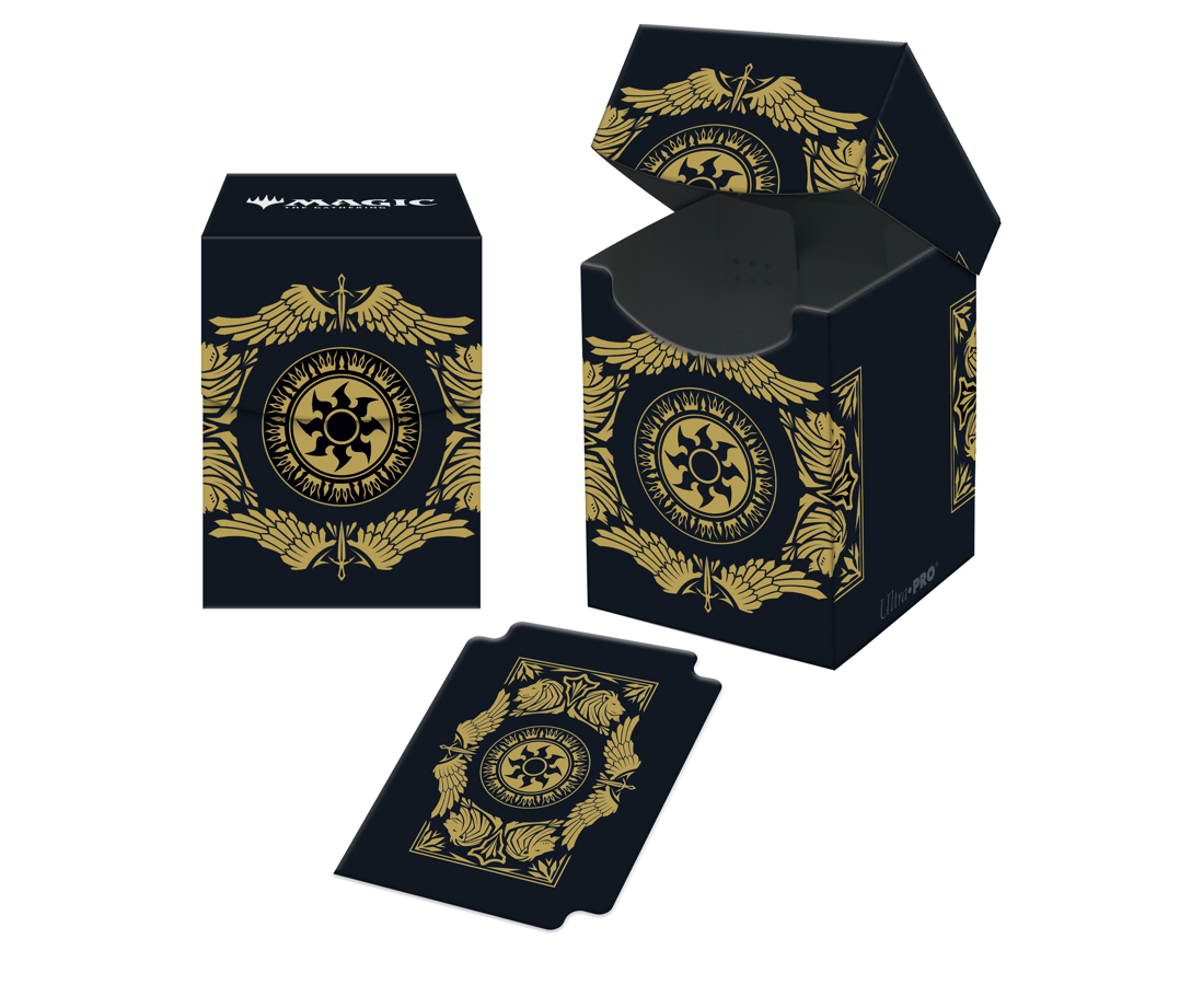 Mana 7 100+ Deck Box Plains for Magic: The Gathering