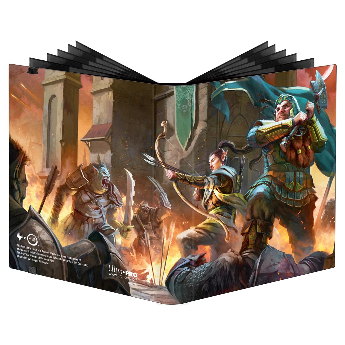 The Lord of the Rings: Tales of Middle-earth 4-Pocket PRO-Binder Featuring: Legolas & Gimli for Magic: The Gathering