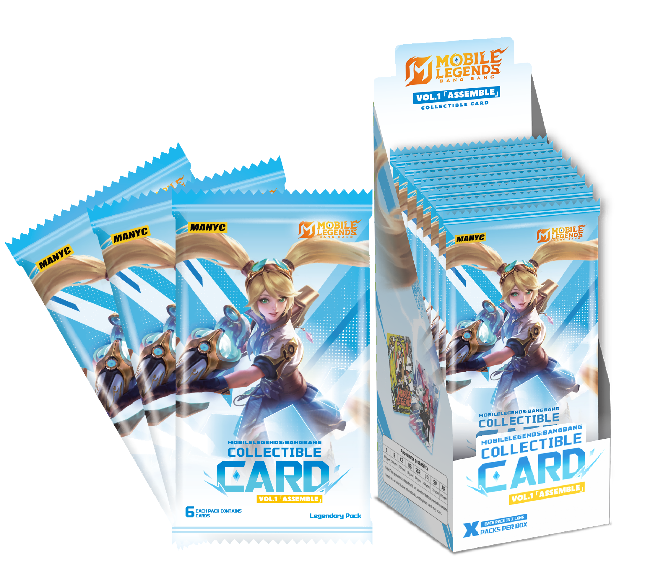 Mobile Legends Bang Bang Collectible Cards- Legendary Box