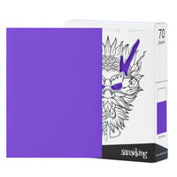 White Dragon Series- Tournament Sleeves-Bellflower Purple