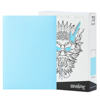 White Dragon Series- Tournament Sleeves-Blue