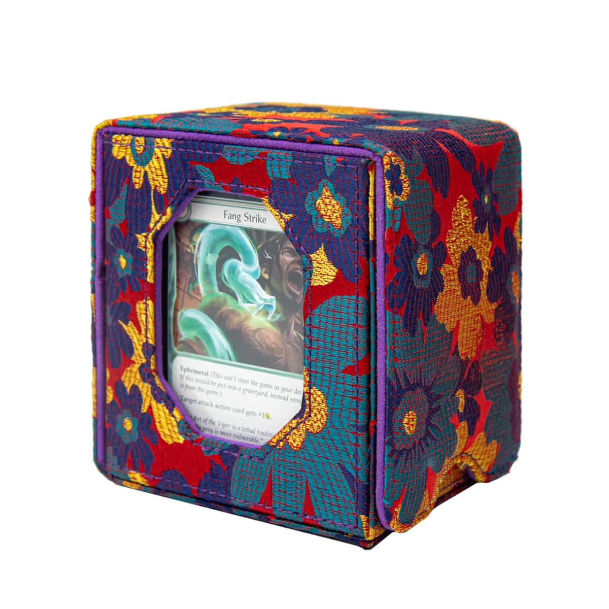 Brocade Deck Box-Flower Shadows at Dusk