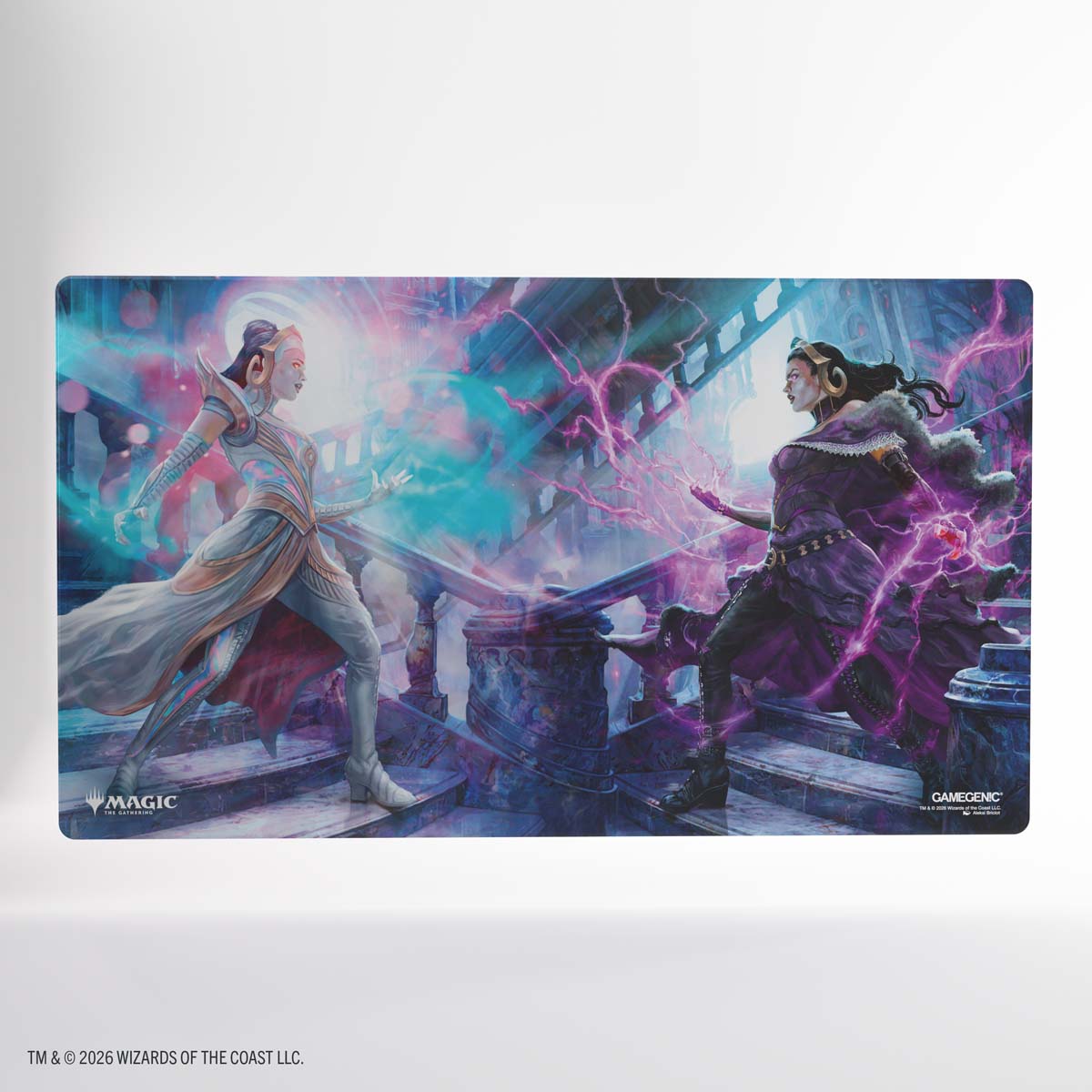 Magic: The Gathering SHINY PLAYMAT- Liliana Devoted Healer/Liliana, Callous Necromancer