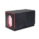 Gemini Double Opening Deck Box with Display Window-Black