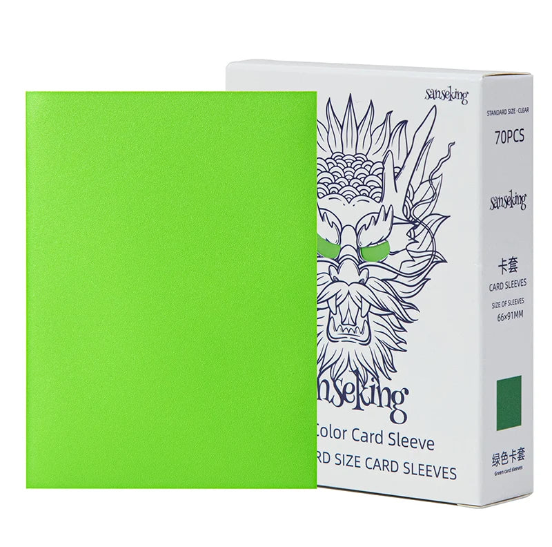 White Dragon Series- Tournament Sleeves-Green