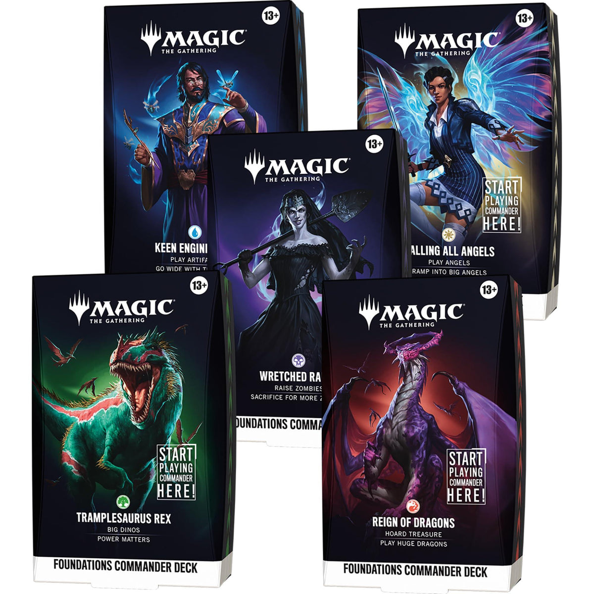 Foundations Starter Commander Deck Display
