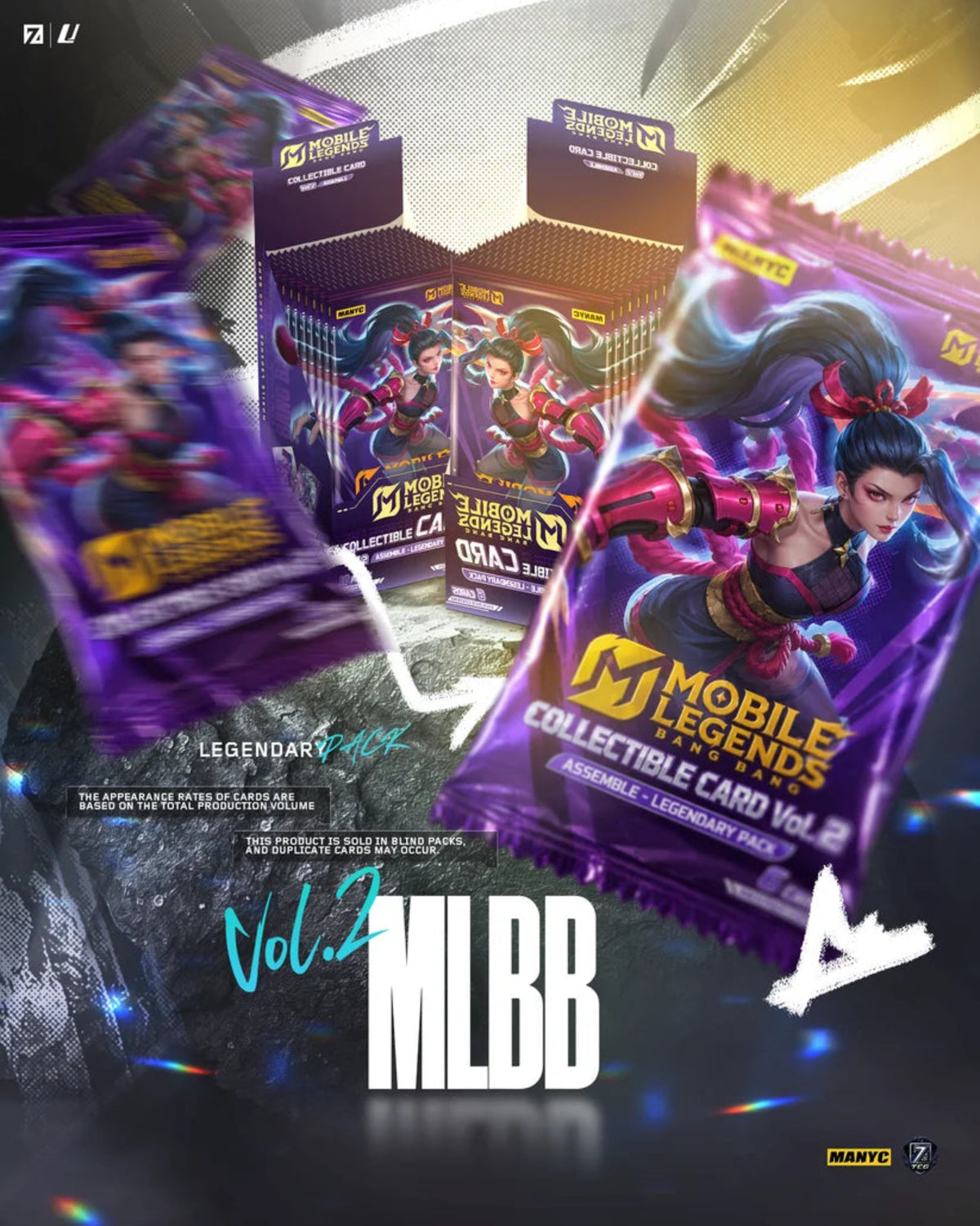Mobile Legends Bang Bang Collectible Cards - Vol. 2 (Assemble) - Legendary Pack