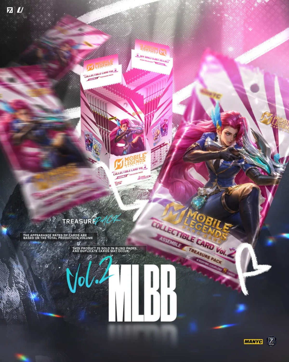 Mobile Legends Bang Bang Collectible Cards - Vol. 2 (Assemble) - Treasure Pack