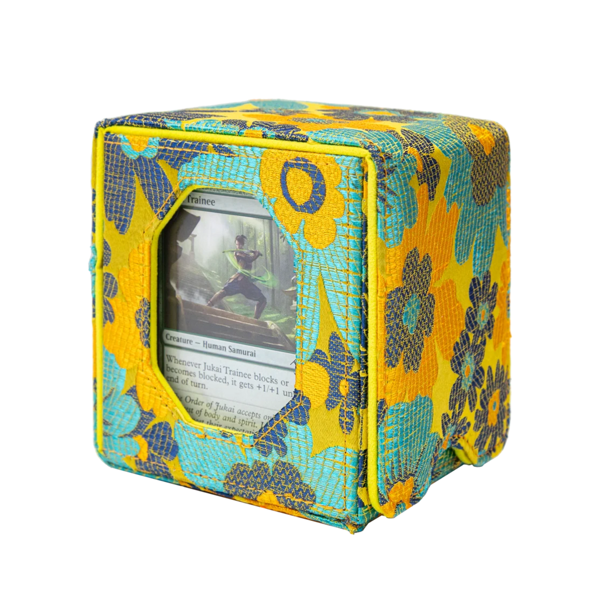 Brocade Deck Box-Radiant Gold Sunflower