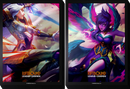 Riftbound Vendetta Sleeves-Kayle vs Morgana