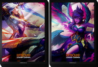 Riftbound Vendetta Sleeves-Kayle vs Morgana