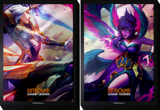 Riftbound Vendetta Sleeves-Kayle vs Morgana