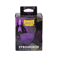 Dragon Shield Strong Box - Clear Purple