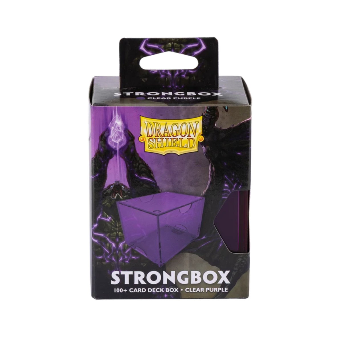 Dragon Shield Strong Box - Clear Purple