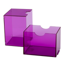 Dragon Shield Strong Box - Clear Purple
