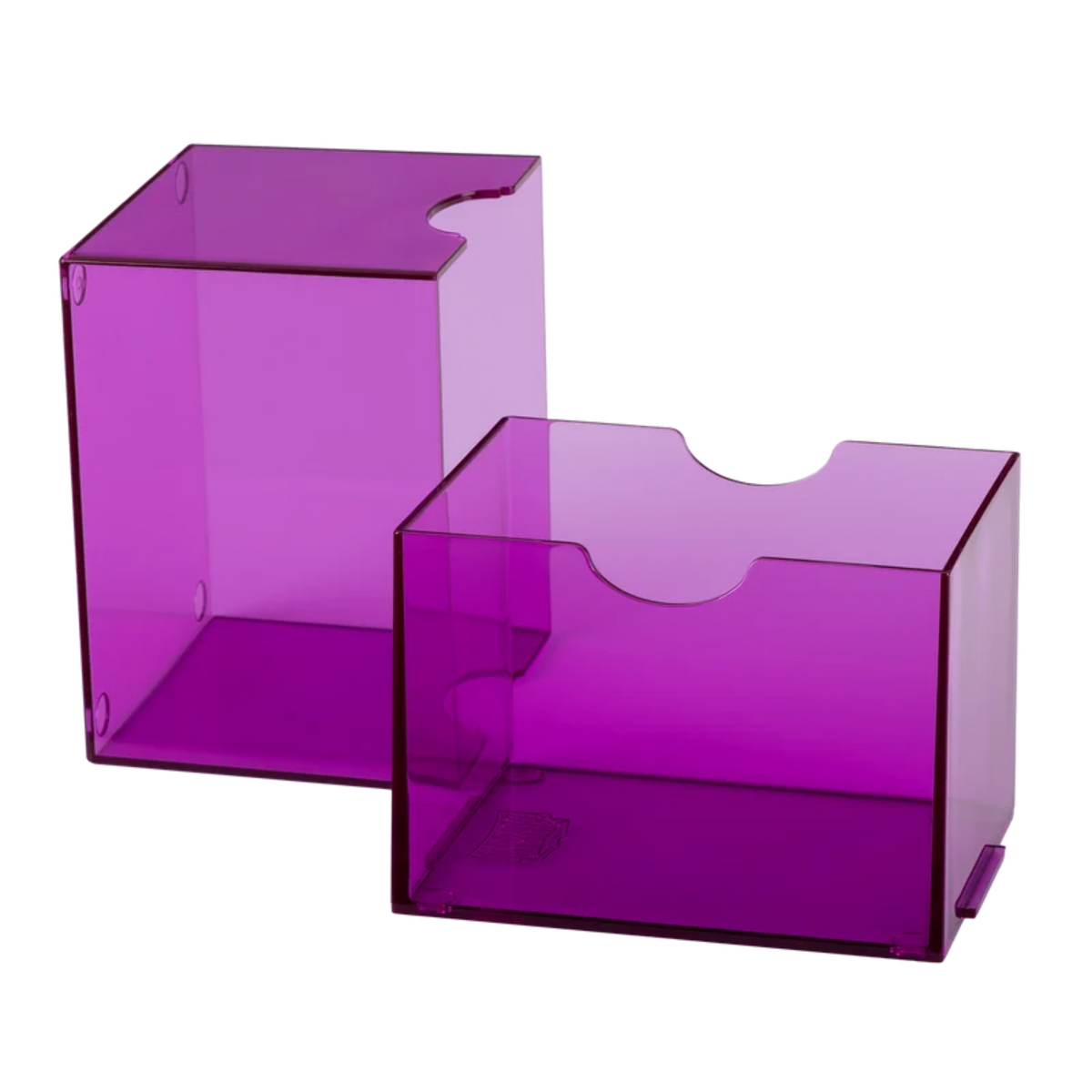 Dragon Shield Strong Box - Clear Purple