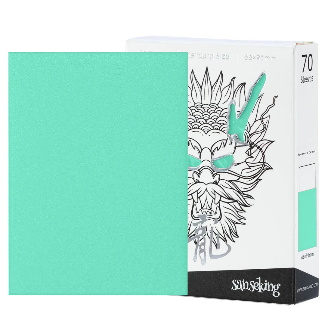 White Dragon Series- Tournament Sleeves-Sycamore Green