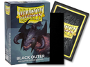 Dragon Shield- Outer Sleeves Black Matte