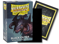 Dragon Shield- Outer Sleeves Black Matte