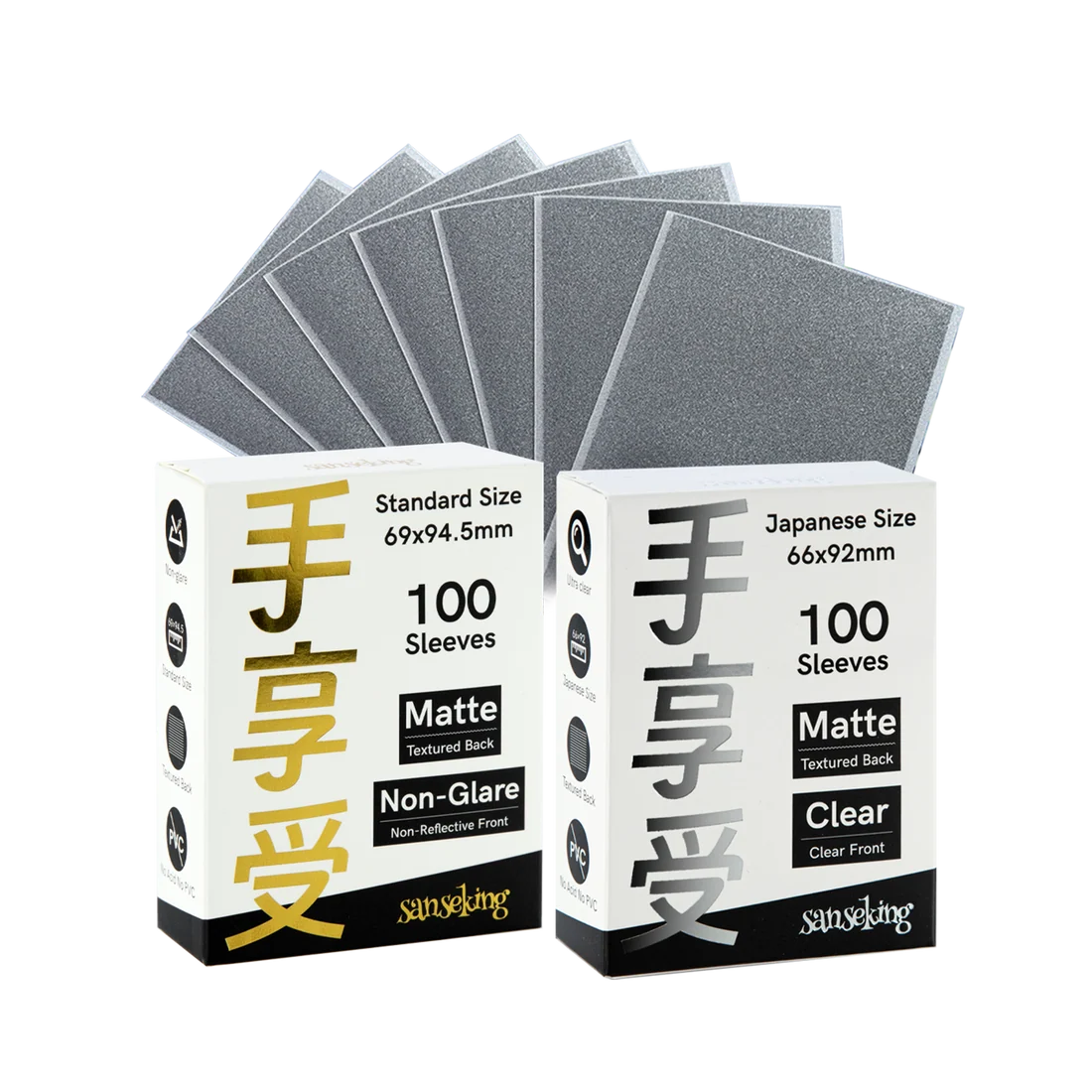 Transparent Frosted Outer Sleeves-Matte