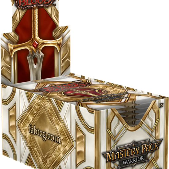 Mastery Pack: Warrior Booster Display
