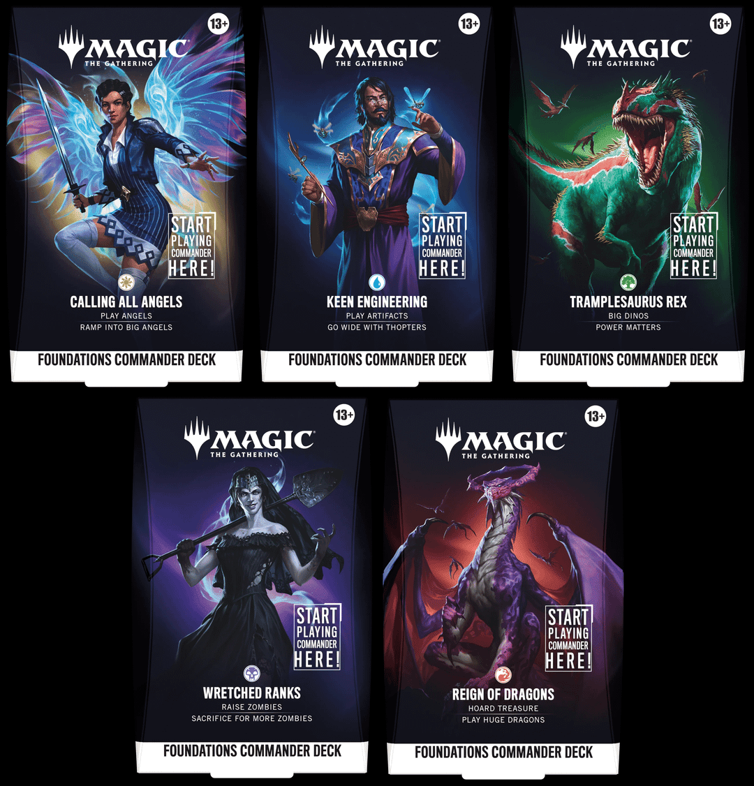 Foundations Starter Commander Deck Display