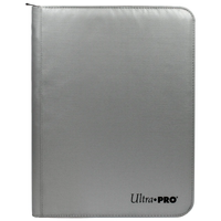 Ultra PRO 9-Pocket Zippered PRO-Binder: Silver