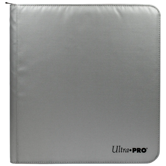 Ultra PRO 12-Pocket Zippered PRO-Binder: Silver