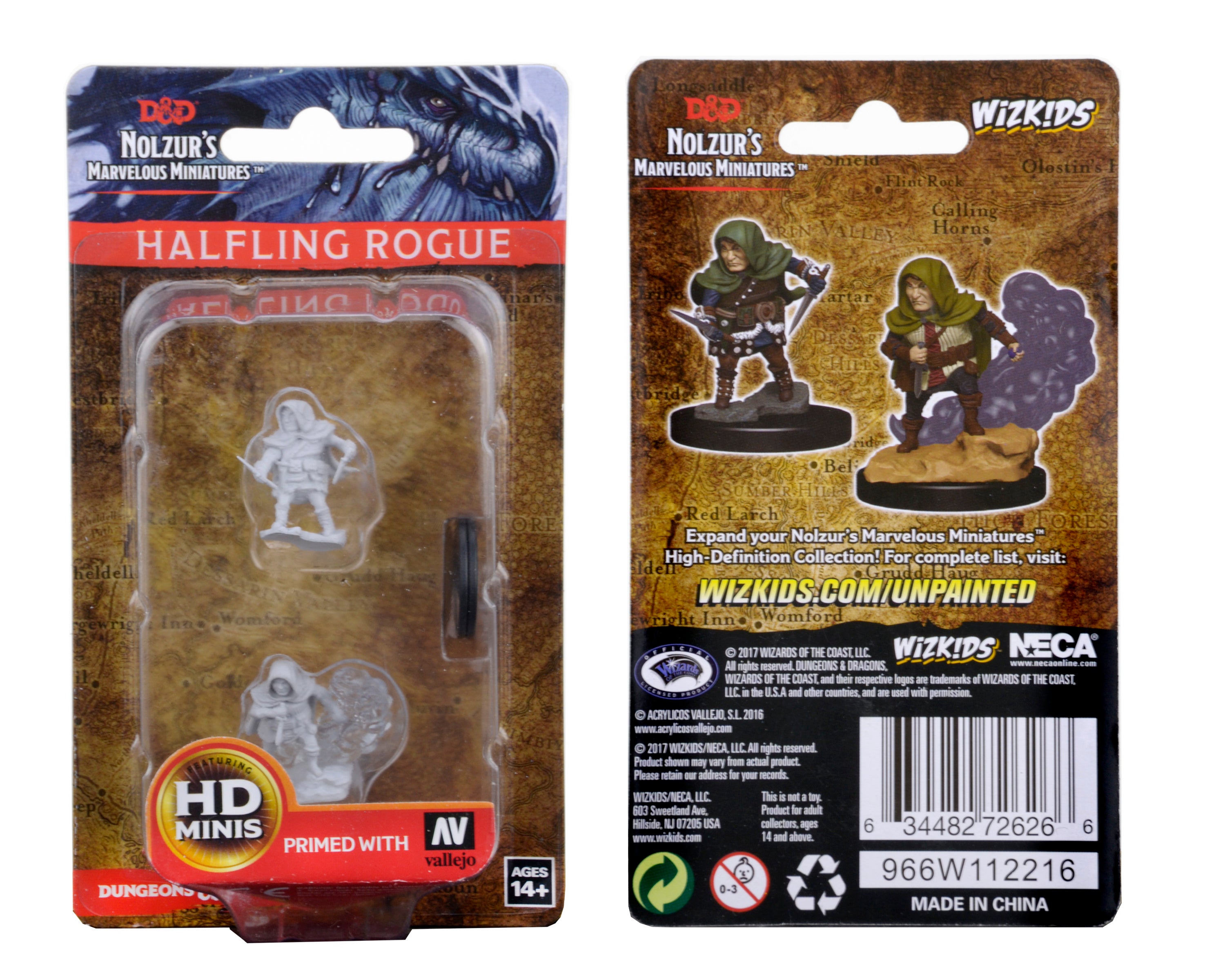 D&D Nolzur's Marvelous Unpainted Minis - Halfling Male Rogue