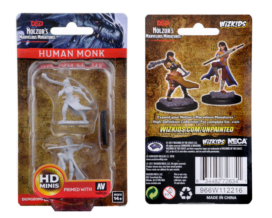 D&D Nolzur's Marvelous Unpainted Minis - Human Female Monk