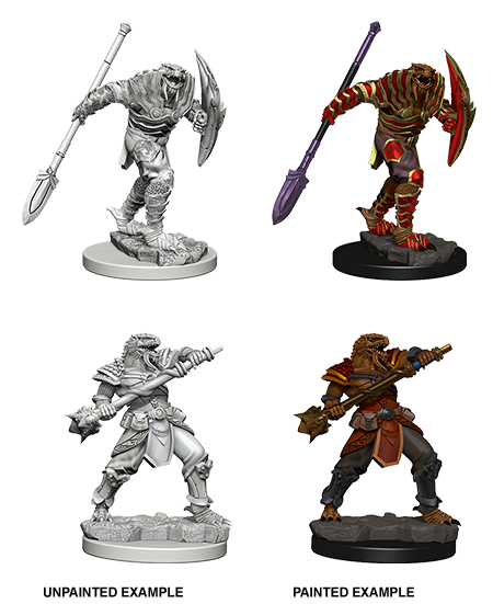 D&D Nolzur's Marvelous Miniatures - Dragonborn Male Fighter with Spear