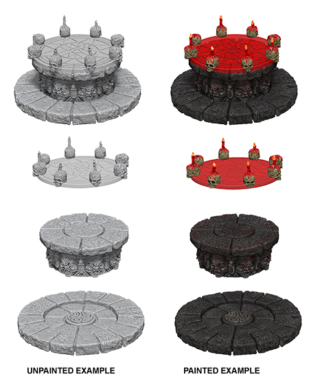 WizKids Deep Cuts Unpainted Miniatures: Magic Dias