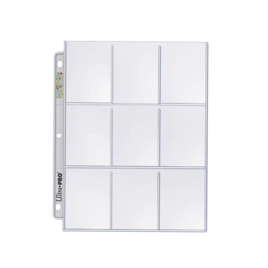 Silver Series 18-Pocket Refill Pages (25ct) for Standard Size Cards