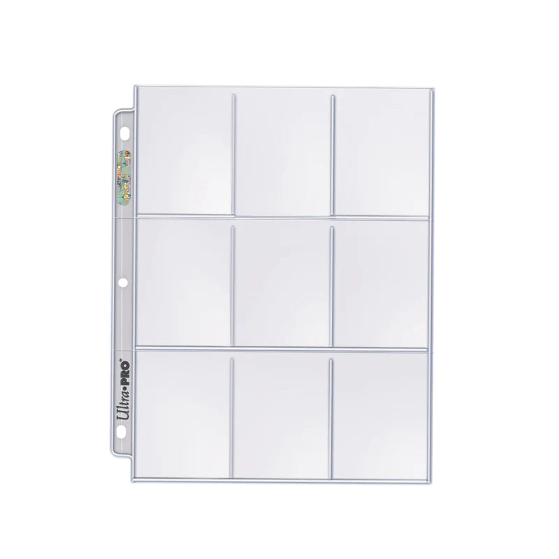 Silver Series 18-Pocket Refill Pages (25ct) for Standard Size Cards