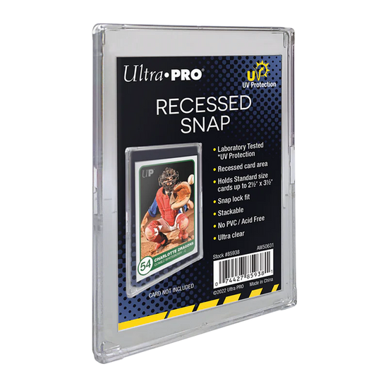 UV Recessed Snap Card Holder