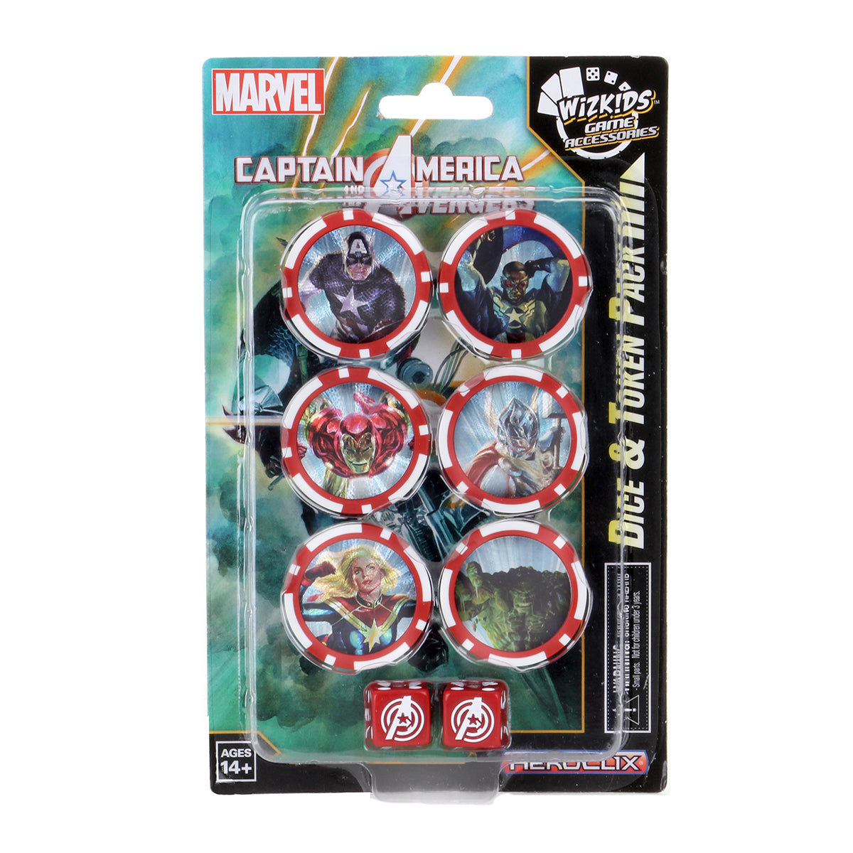 Marvel HeroClix: Captain America and the Avengers Dice and Token Pack