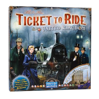 TICKET TO RIDE UNITED KINGDOM MAP 5