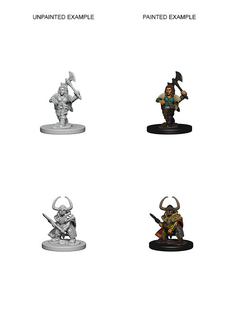 D&D Nolzur's Marvelous Miniatures - Dwarf Female Barbarian
