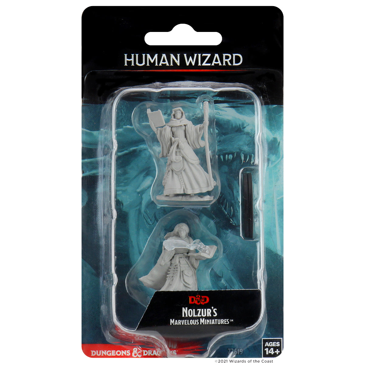 D&D Nolzur's Marvelous Unpainted Minis - Human Female Wizard