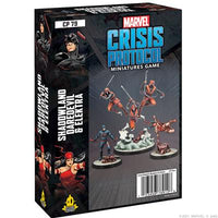 Marvel Crisis Protocol: Shadowland Daredevil And Elektra With Hand Ninjas