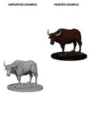 Wizkids Deep Cuts Unpainted Miniatures: Oxen