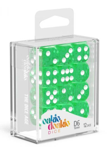 Oakie Doakie Dice D6 Speckled 16mm (12)