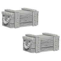 Wizkids Deep Cuts Unpainted Miniatures: Crates