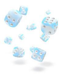Oakie Doakie Dice D6 Glow in the Dark 12mm (36)
