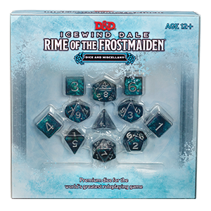 D&D Icewind Dale: Rime of the Frostmaiden Dice Set