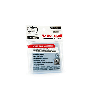 Supreme Sleeves for Board Game Cards Square 73x73 mm (50)